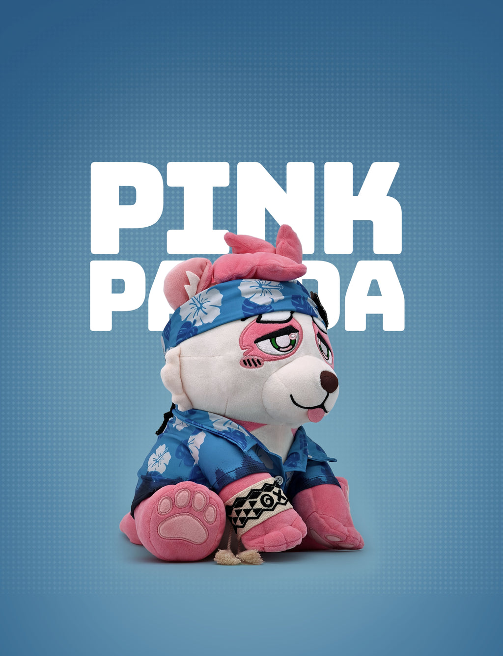 Pink Panda Alex Plush
