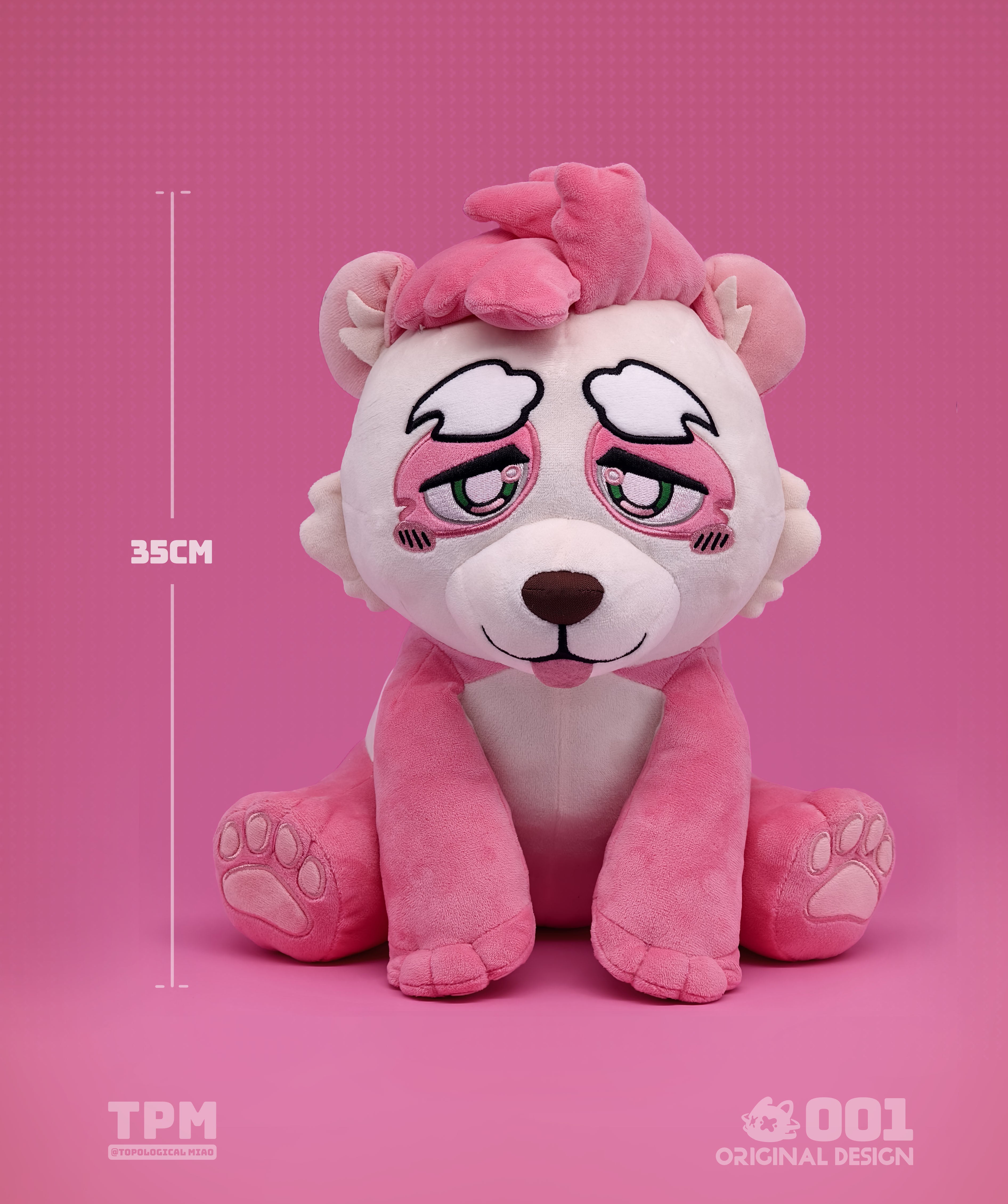 Pink Panda Alex Plush